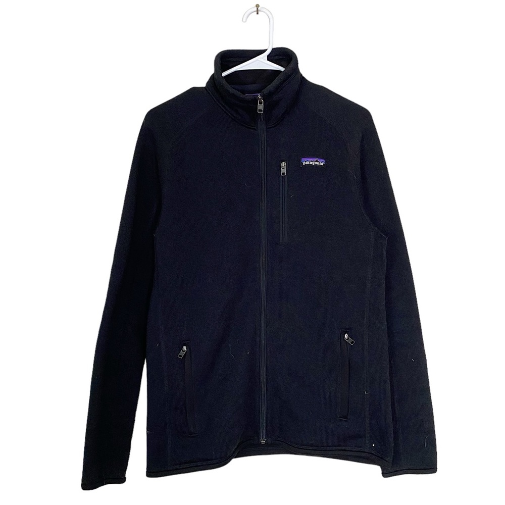 Patagonia Black Better Sweater Full Zip Fleece Performance Jacket Size Small - Picture 2 of 6